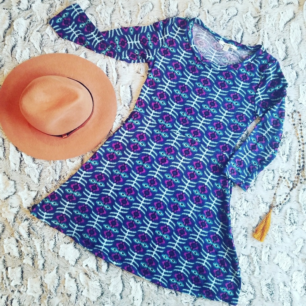 Perfect fall mod dress size small